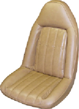 1975-1976 Chevy Monte Carlo Front Swivel and Rear Seat Upholstery Covers
